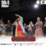 Hadiri Pesta Hiburan Rakyat HUT Kota Pematangsiantar ke-154, Kapolres Pematangsiantar Berikan Hadiah Doorprize