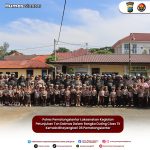 Kunjungan Anak TK Kemala Bhayangkari 06, Kapolres Pematangsiantar Perkenalkan Peralatan Samapta
