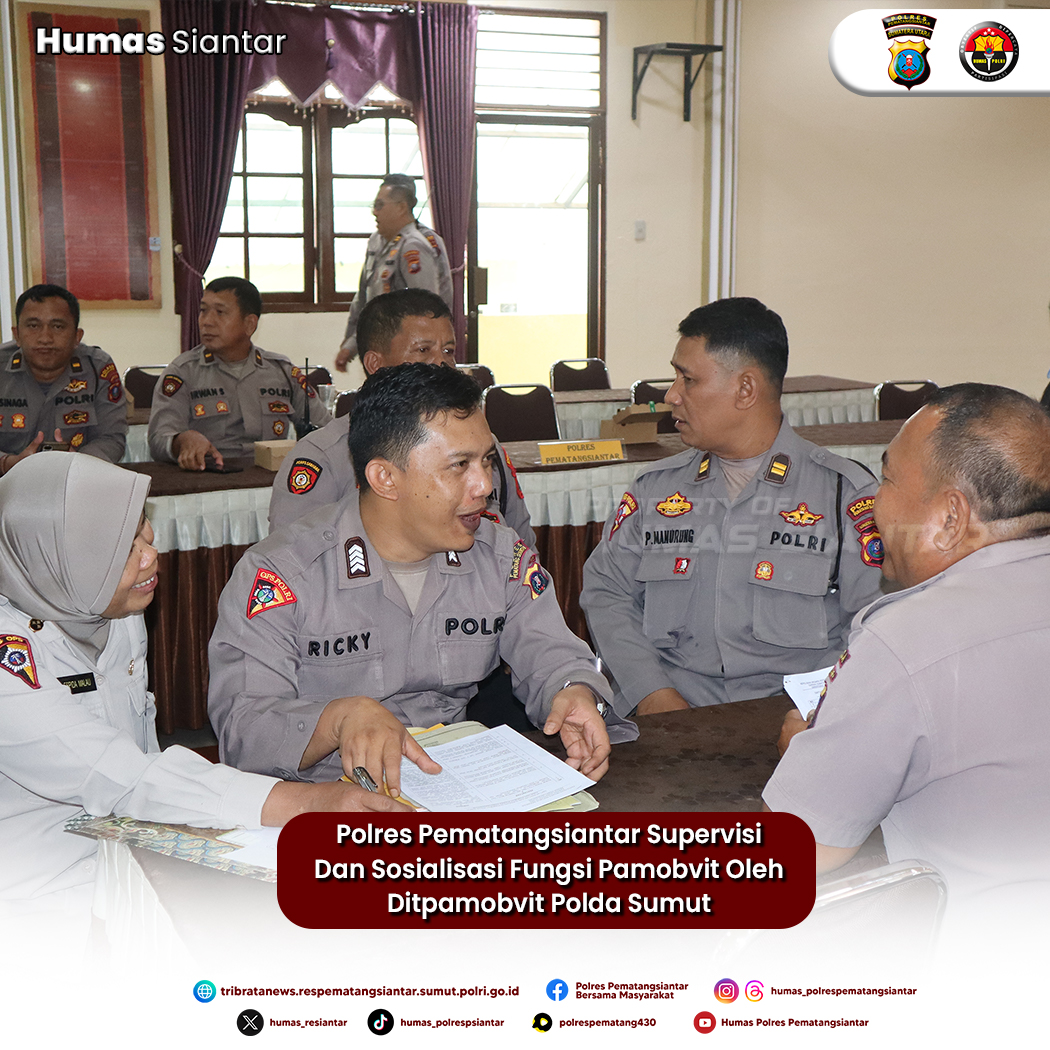 Polres Pematangsiantar Terima Kunker Ditpamobvit Polda Sumut