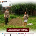 Polsek Siantar Marihat Sambangi Warga Manfaatkan LahanTanam Tanaman Bergizi